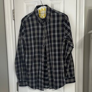 Express Men's Button Down Checkered Shirt